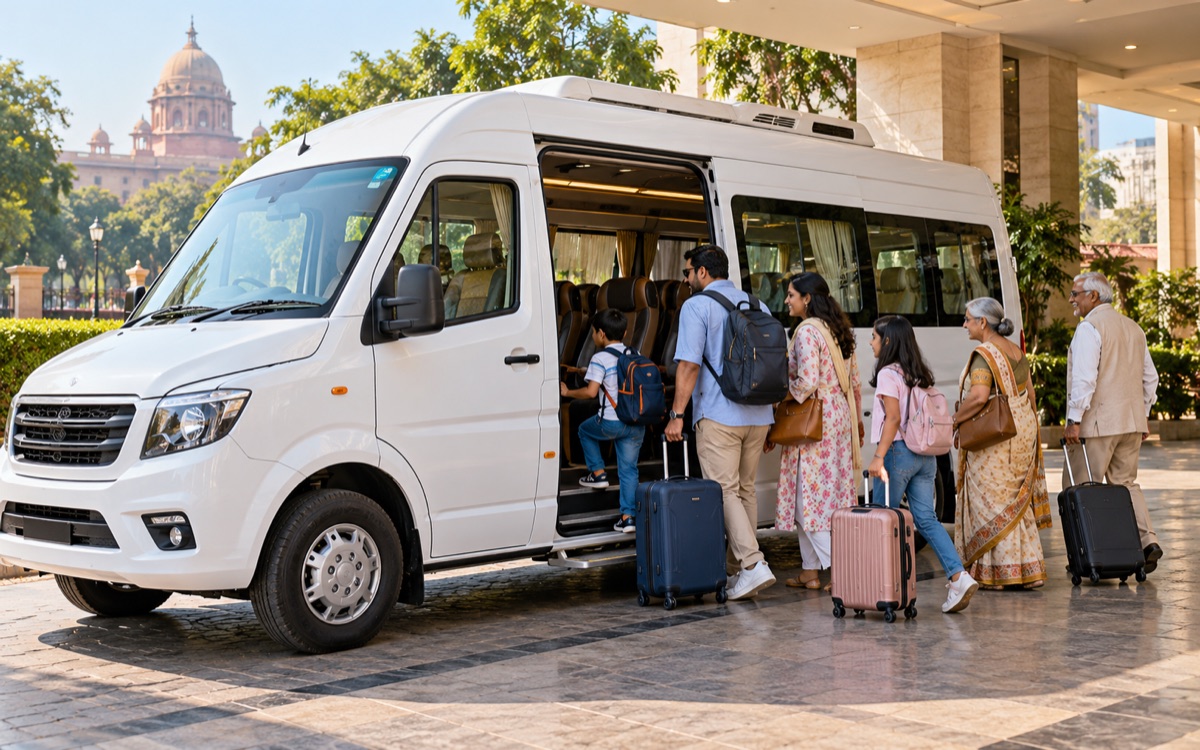 Tempo Traveller Rental with Sharma Safari Travels